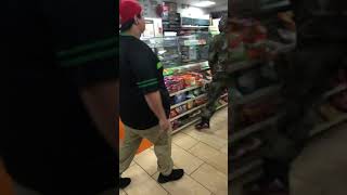 The ULTIMATE Public Freakout! - Fight between 7-11 employee and customer.
