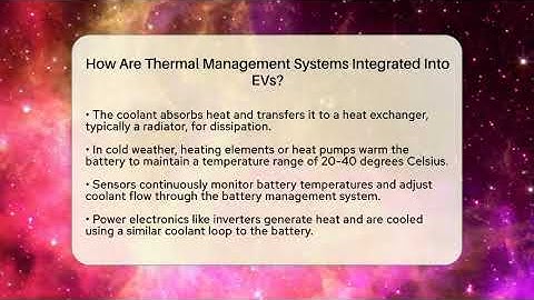 How Are Thermal Management Systems Integrated Into EVs? - Talking Tech Trends