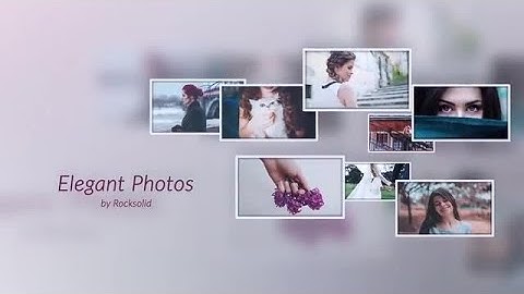 Elegant Photos After Effects Templates