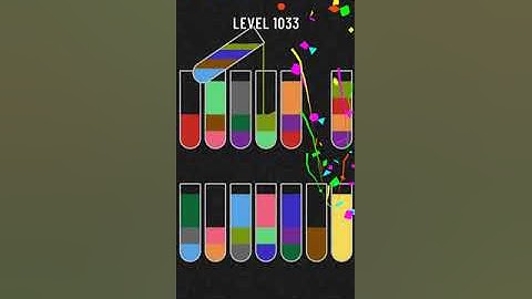 water sort puzzle - level 1033