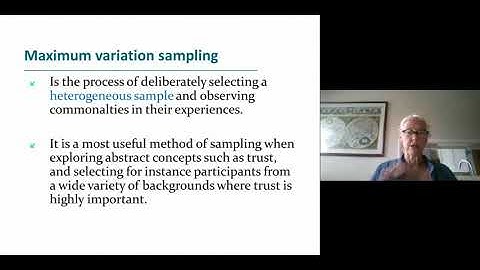 Dissertation   Sampling qualitative
