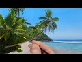 Painting a Tropical Beach Time Lapse | Episode 164