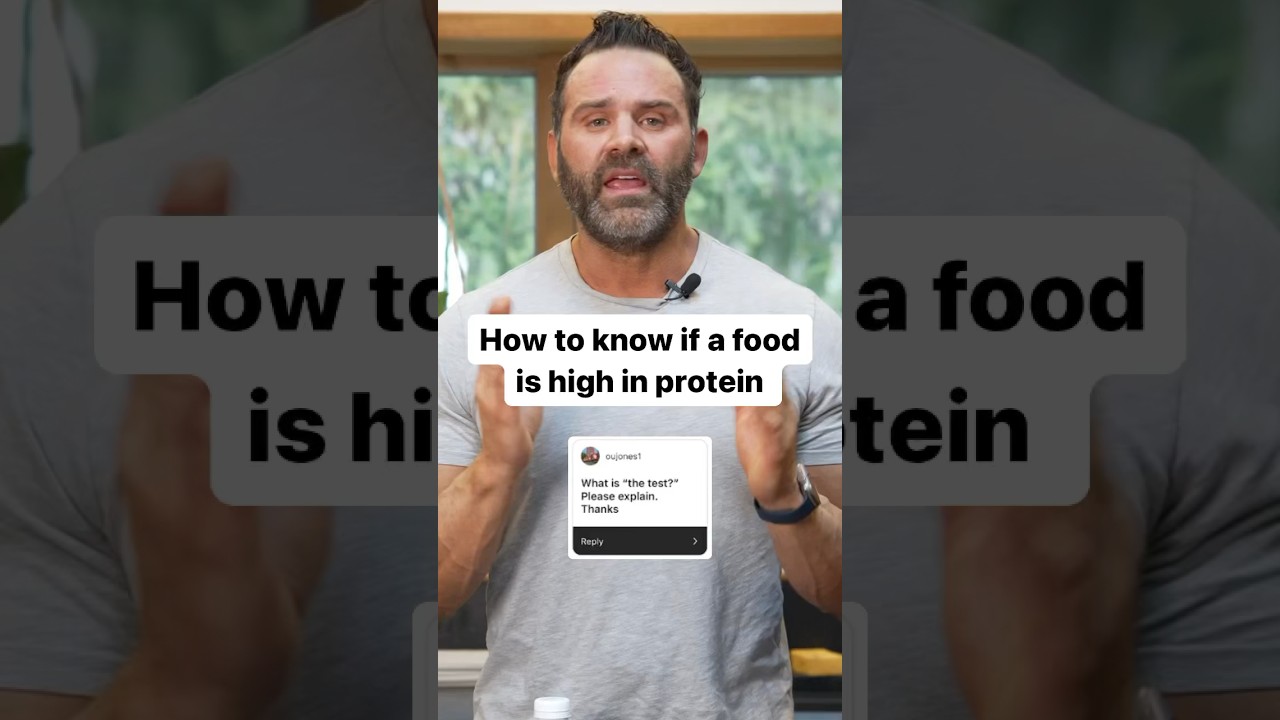 How to know if a food is high in protein