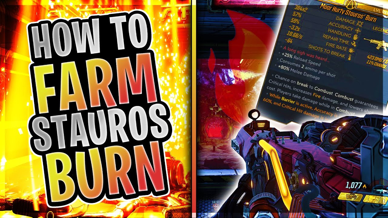 Borderlands 3 │ How to FARM The Stauros Burn (Legendary Review)