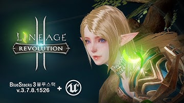 Lineage 2: Revolution - Bluestacks 3 HD Graphics - Android on PC - Mobile - F2P - KR