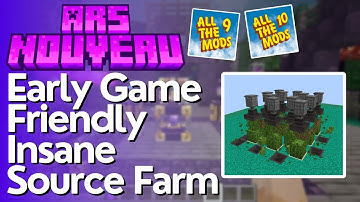 The Best Ars Nouveau Source Farm in ATM9 & ATM10