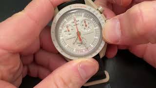 How To Set The Time On A Swatch Omega Moonwatch