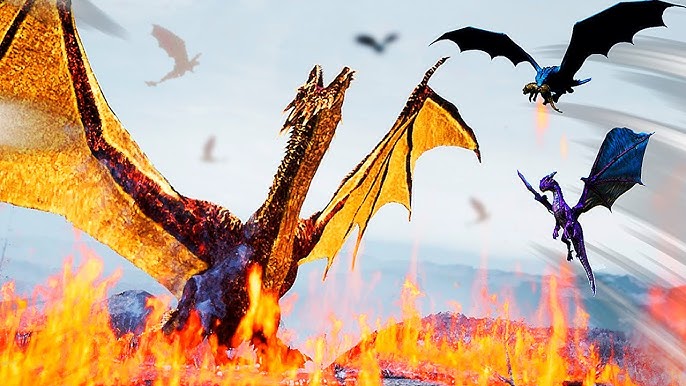 Vida de Dragão de Plasma + Protegendo os Dragões Bebês! Oasis dos Wyverns, Day of Dragons