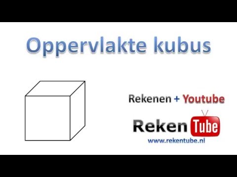 Video: Wat is de oppervlakte van de kubus?