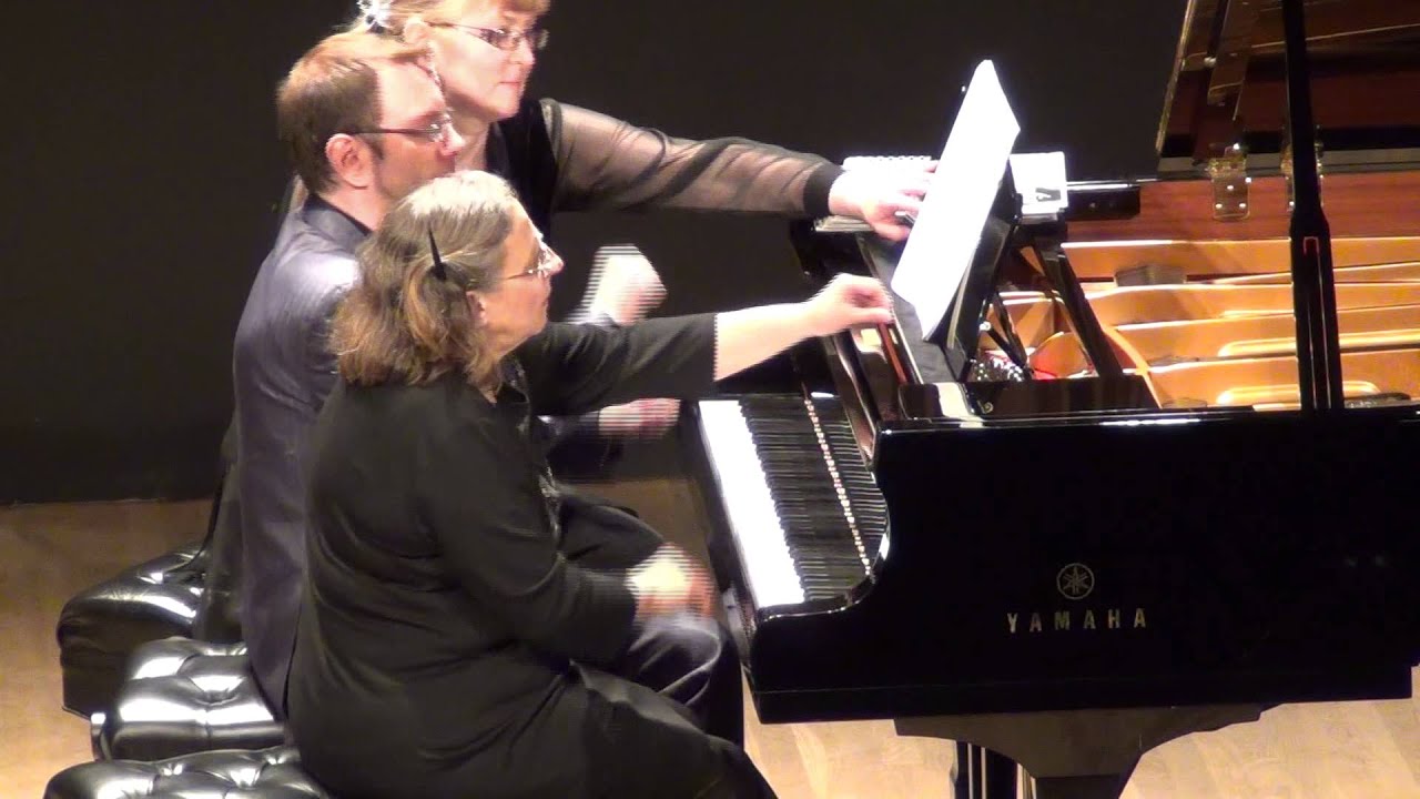 DUO ROMANTIKA play Mike CORNICK-Jazz Suite for Piano Duet