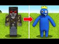 Morphing Into RAINBOW FRIENDS To Prank My Friend in Minecraft!
