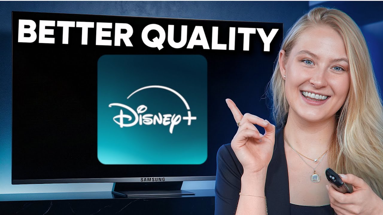 How To Increase Disney Plus Quality On TV - YouTube