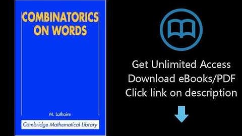 Combinatorics on Words (Cambridge Mathematical Library)