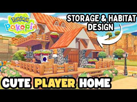 Pokémon Pokopia~BEGINNER PLAYER HOME STORAGE HOUSE DESIGN~BUILDING A HOME IN #pokopia~Home Design