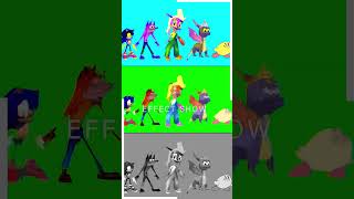 #crash Spyro coco sonic and Kirby doing the woah Intro Logo Effects #sponsoredbypreview2effects