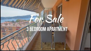 3 bedroom apartment for sale close to the beach and the shops   Villefranche sur mer. Price 790 000€