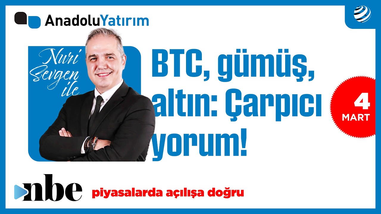 Piyasanın Şifreleri: Altın, Gümüş, Bitcoin! YATIRIMCILAR DİKKAT Dr. Nuri Sevgen Anlattı