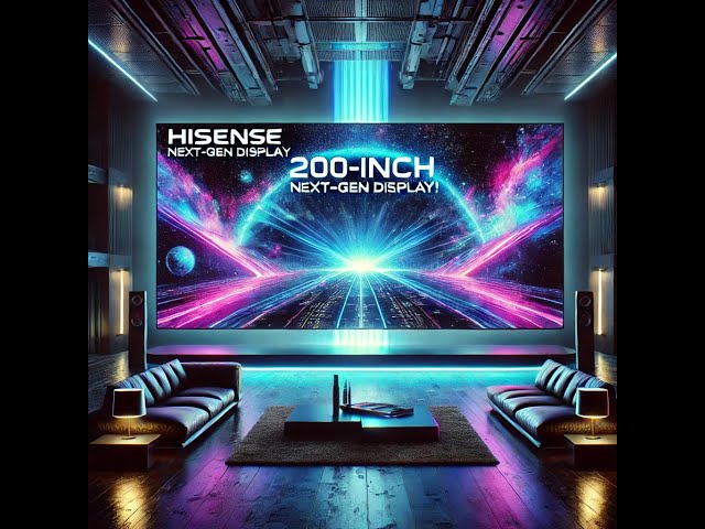 Hisense's New 200-Inch Display Will Change Everything! | The