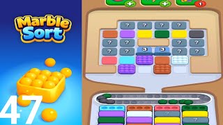 Marble Sort – Level 47: Every Move Matters #marblesort #marblesortsolution 