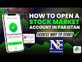 How to open stock market account in pakistan