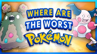 Which Region Has The WORST Pokemon of Each Type?