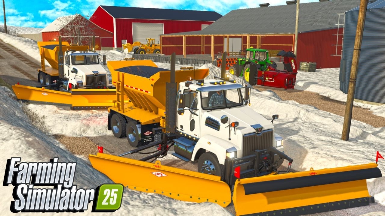 Я запускаю бизнес по уборке снега с оборотом в 1 000 000 долларов? | Farming Simulator 25