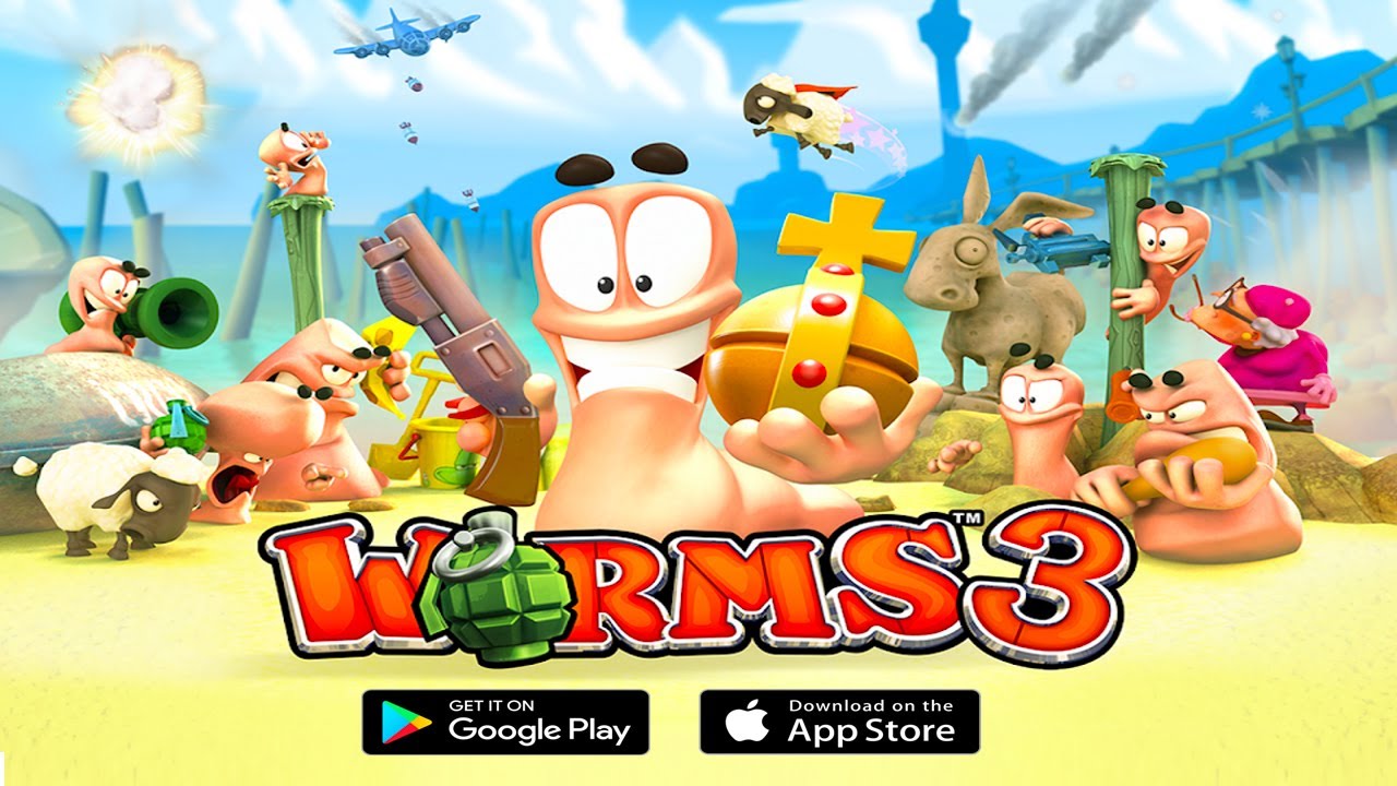 Worms gameplay. Worms геймплей. Worms 3. Worms 3 IOS. Worms Android.