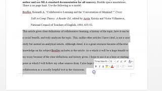Video#4 AnnotatedBibliography   Leslie Boudouris