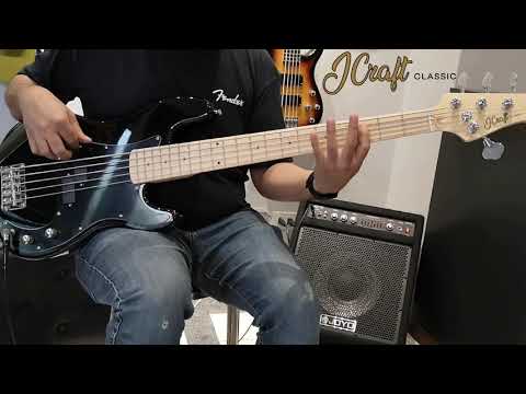 jcraft-pb-1-5-string-bass-sound-check