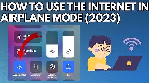 How to Use Internet in Airplane Mode (2023) | How to Use Facebook in Flight Mode