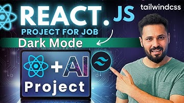 React JS Project with Tailwind CSS in Hindi #15 Add Dark Mode