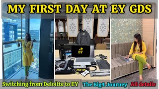 My First Day at EY GDS || EY GDS Joining & Induction Day || EY Welcome Kit 2026 || EY Campus Tour
