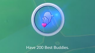 Pokémon Go - Platinum medal for Best Buddies