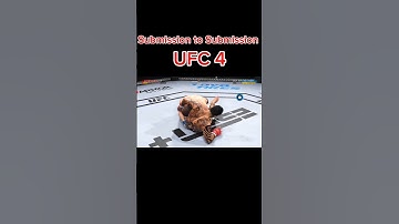 UFC 4 Submission to submission #ufc4 #ufc5 #shorts