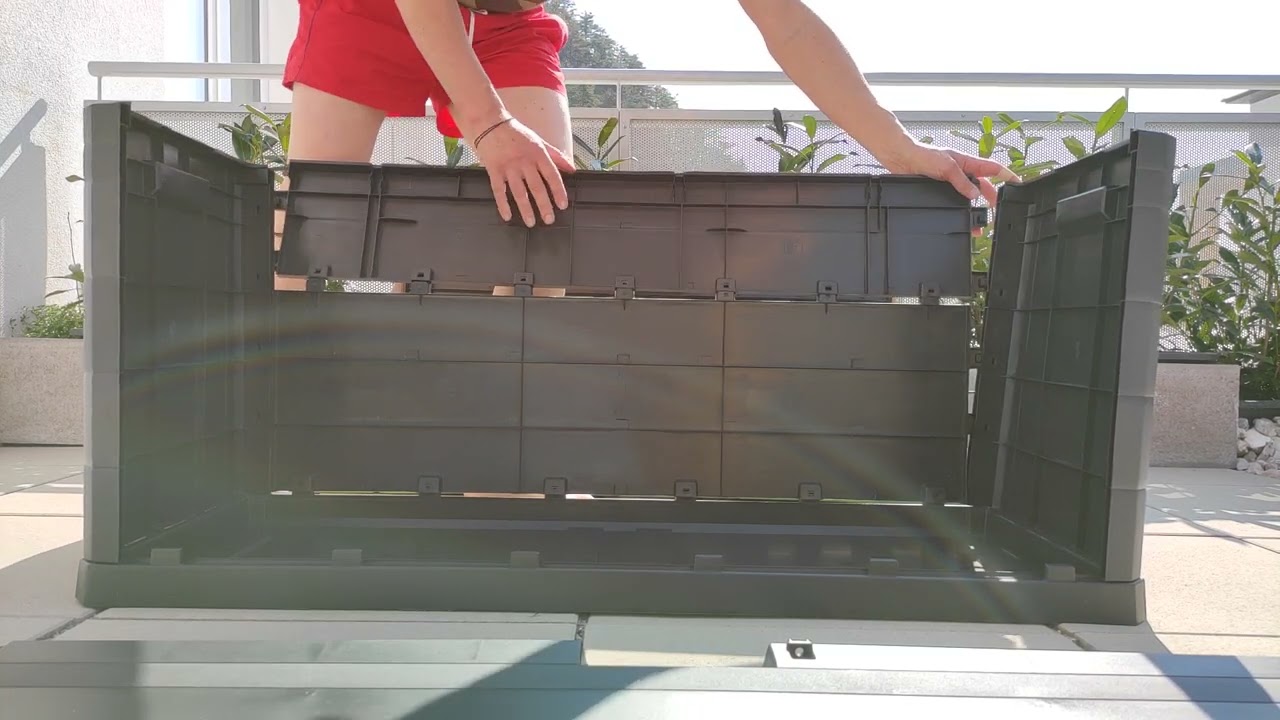 Livarno Home Universalbox Lidl Angebot März Garten Box Gartenbox Kissenbox  Auflagenbox DIY Aufbau - YouTube