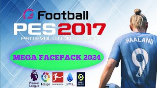 MEGA FACEPACK PES 2017 SEASON 2023-2024 |COMPATIBLE WITH ALL PATCHES