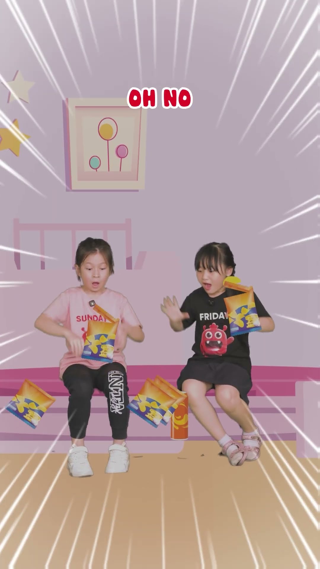 Học tiếng anh qua phim hoạt hình ăn đêm Don't stay up late | Videos and cartoons for baby #shorts