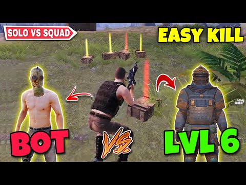 Turned Level 6 Squad Into Crates As Bot ? - No Armor ❌ Solo Vs Squad | Pubg Metro Royale Chapter 14