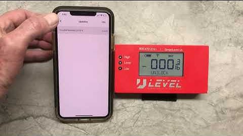 SMART LEVEL - U-Level Updating App & Firmware