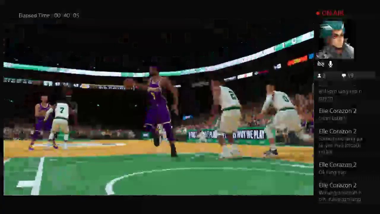 Live ps4 NBA 2k20 lakers vs celtics/part 2 - YouTube