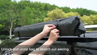 How To Install Car Side Awning?