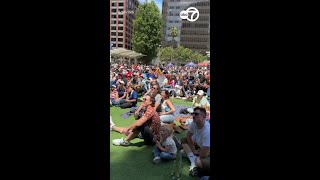 SF fans celebrate USMNT win over Australia