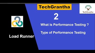 Load Runner Beginner Tutorial 2 - What is Performance Testing & Types