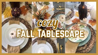 Cozy Fall Tablescape 2021