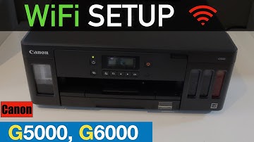Canon Pixma G5000, G6000 WiFi Setup.