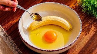 If you have 1 banana, 1 egg and some ingredients, make this recipe for breakfast! Easy and Tasty screenshot 3
