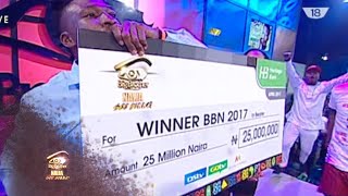 The Winner of BBNaija is Efe |  Big Brother: See Gobe | Africa Magic