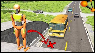картинка: ПОСЛЕДНИЙ ПРЫЖОК! С Моста ПОД МАШИНУ! - BeamNg Drive