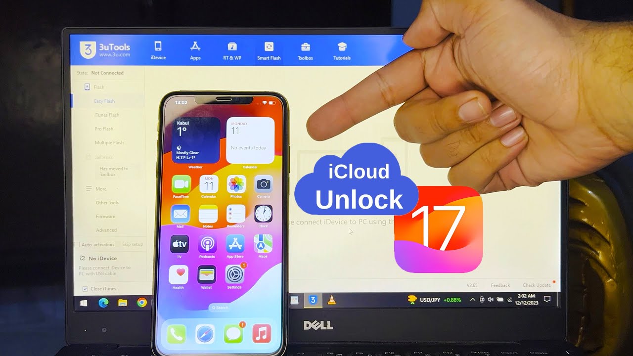 BYPASS iCloud Unlock iPhone XS MAX - iOS 17.1.2 Permanent