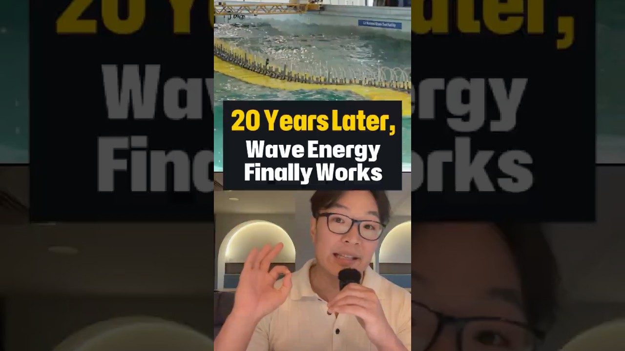 After 20 Years, Wave Energy Finally Works ⚡️🤯